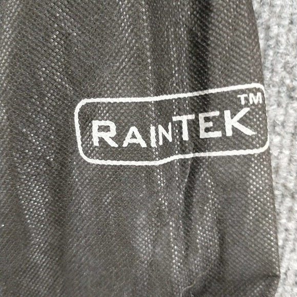 Compass 360 Mens Raintek Jacket Black Medium Long Sleeve Full Zip Snap Polyester - Picture 7 of 16